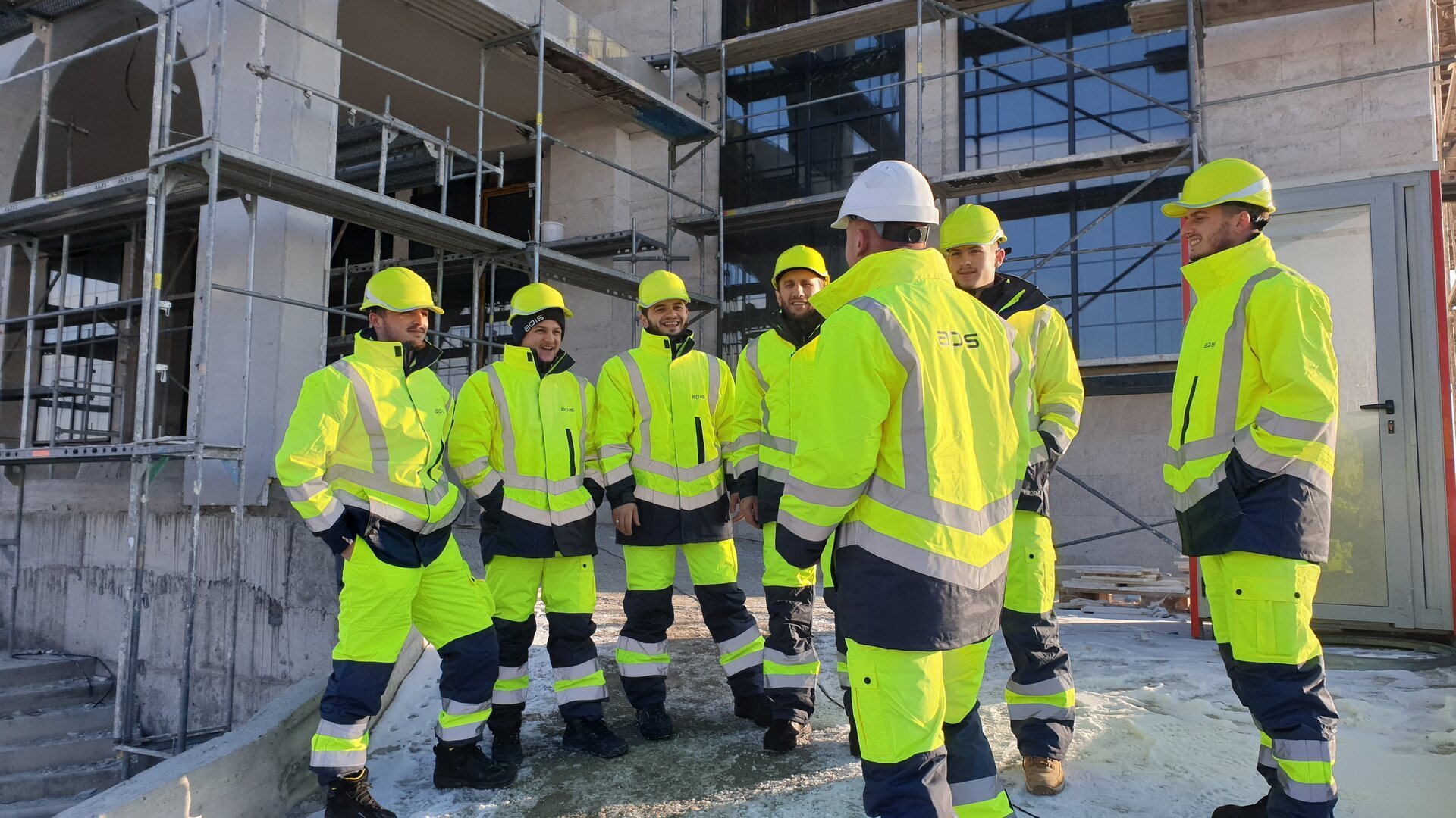 APIS engineering team on a project site
